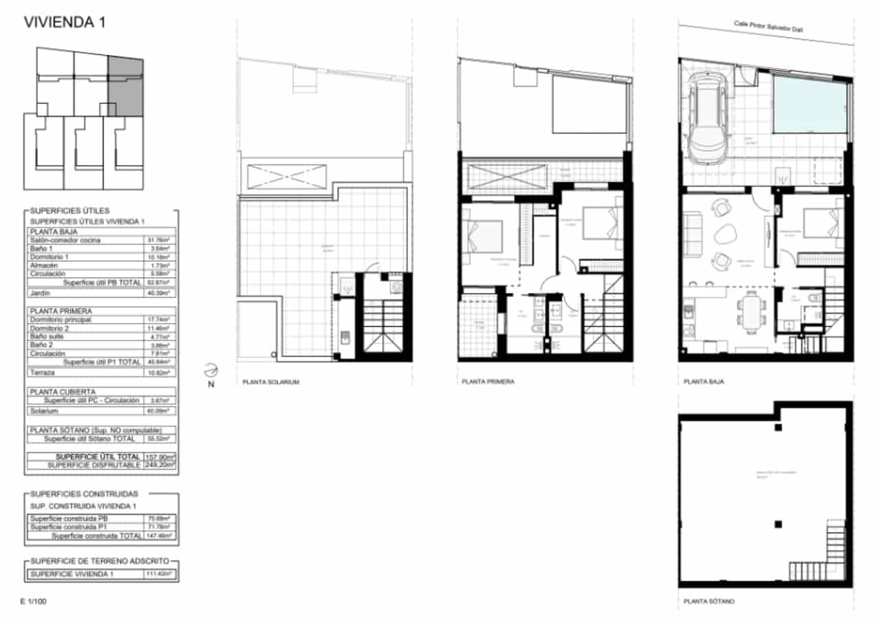 3 chambre Villa/Maison à vendre à San Pedro del Pinatar avec piscine garage - 419 900 € (Ref: 8542044)