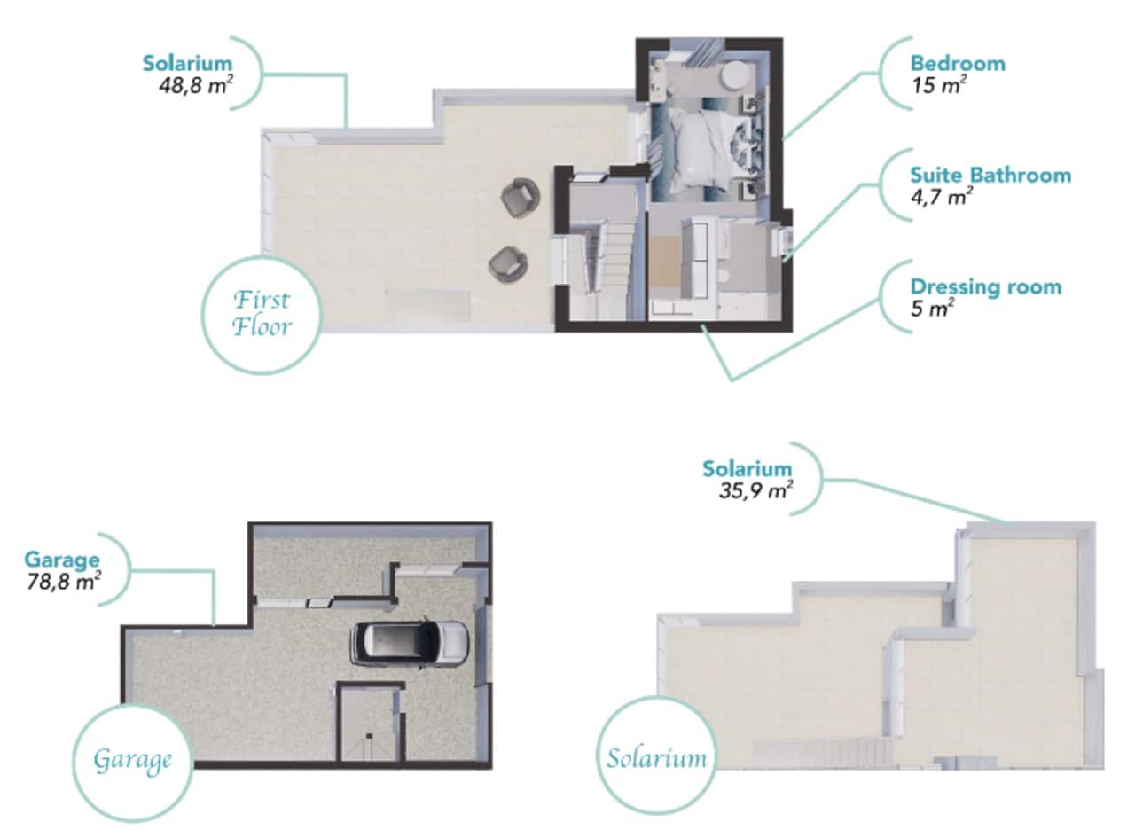 3 quarto Moradia para venda em Los Alcazares com piscina garagem - 442 000 € (Ref: 8567958)