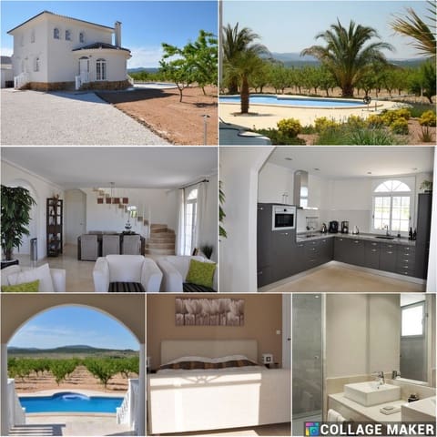 4 slaapkamer Villa te koop in Pinoso met zwembad garage - € 430.000 (Ref: 8599401)