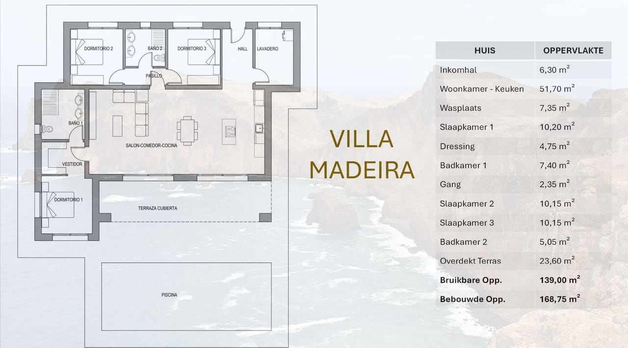 3 bedroom Villa for sale in Pinoso with pool garage - € 313,000 (Ref: 8599404)