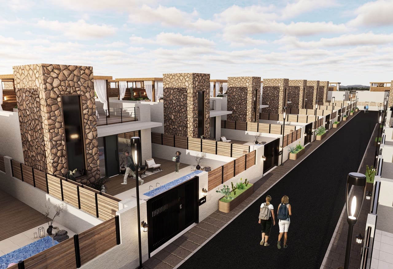 2 soveværelse Villa til salg i Fuente Alamo de Murcia med swimmingpool garage - € 186.000 (Ref: 8697838)