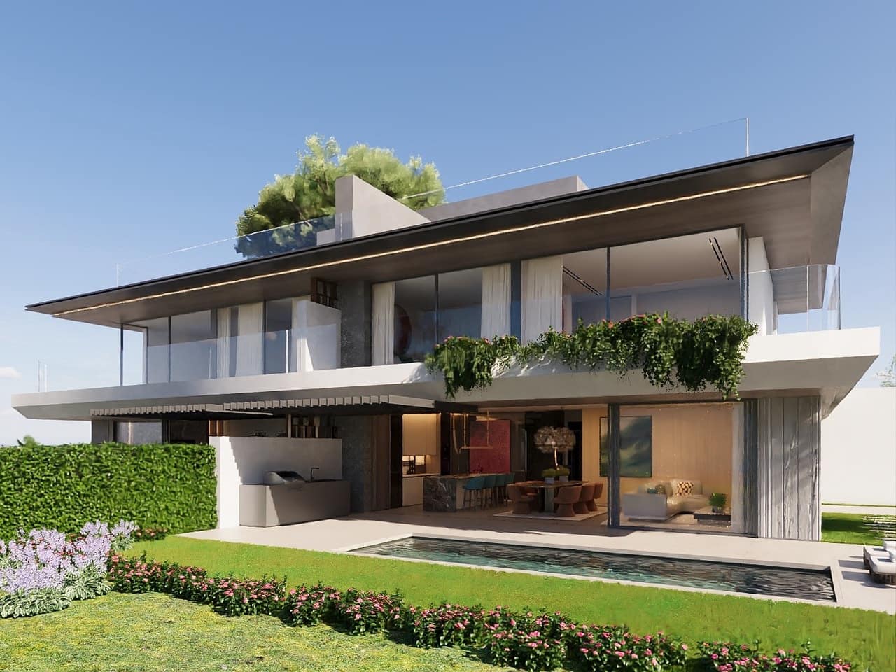 3 quarto Moradia para venda em Ojen com piscina garagem - 1 050 000 € (Ref: 8705906)