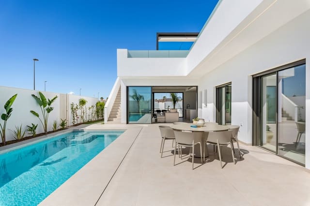 3 makuuhuone Huvila myytävänä paikassa Las Lomas de Rame - Bahía Bella, Los Alcázares mukana uima-altaan 
autotalli - 579 900 € (Ref: 8775925)