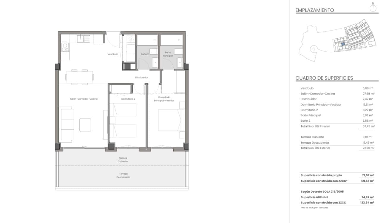 2 bedroom Apartment for sale in Mojacar with pool garage - € 340,000 (Ref: 8791758)