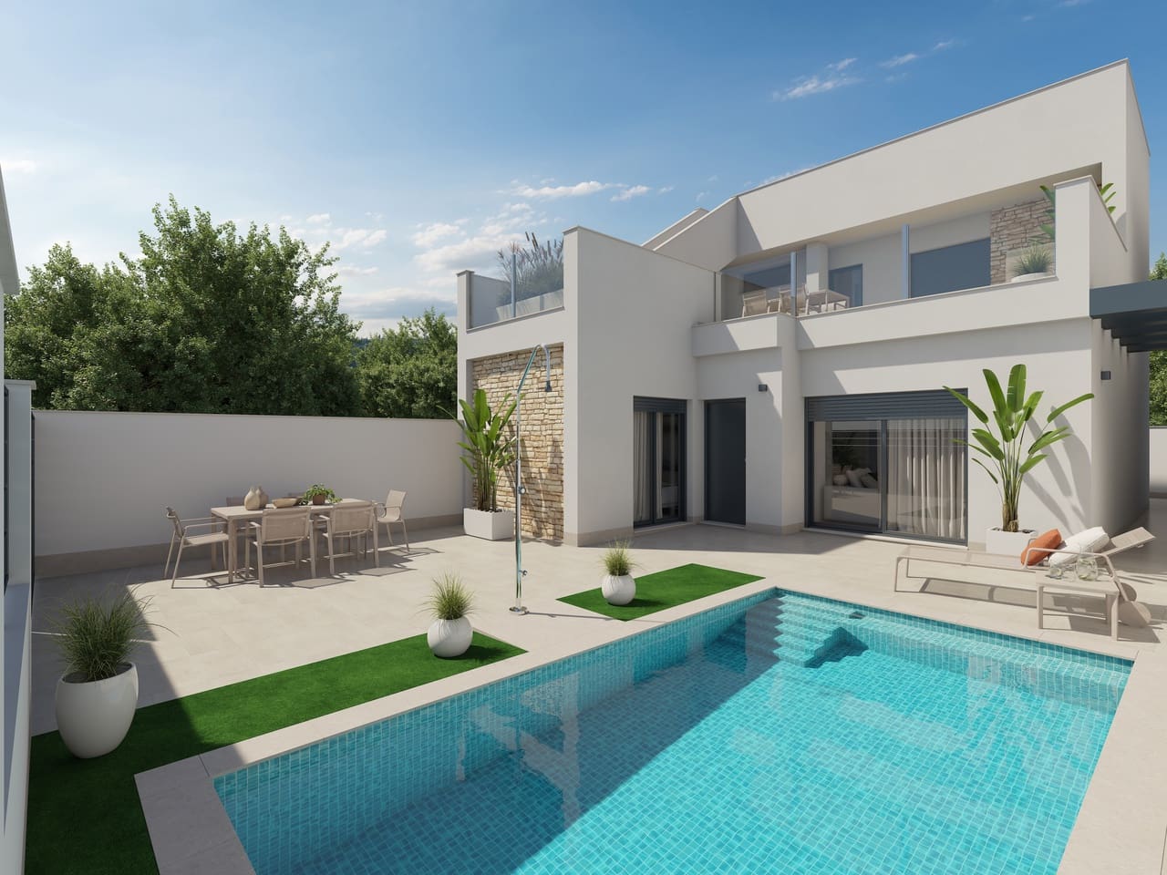 3 soveværelse Villa til salg i Roda med swimmingpool garage - € 399.000 (Ref: 8817300)