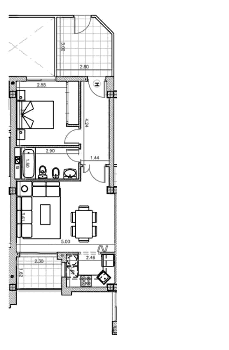 1 soveværelse Lejlighed til salg i Cabo Roig med swimmingpool garage - € 132.500 (Ref: 8824640)
