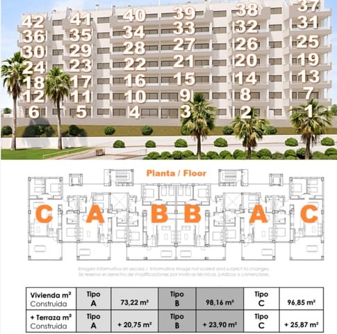 2 soverom Leilighet til salgs i San Miguel de Salinas med svømmebasseng garasje - € 241 000 (Ref: 8848819)