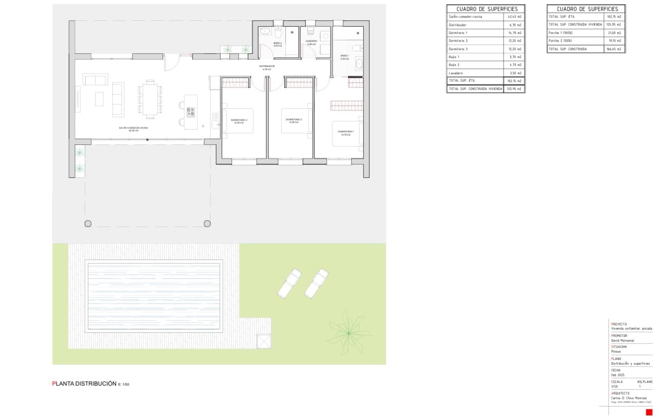 3 bedroom Villa for sale in Pinoso with pool garage - € 350,000 (Ref: 8954070)