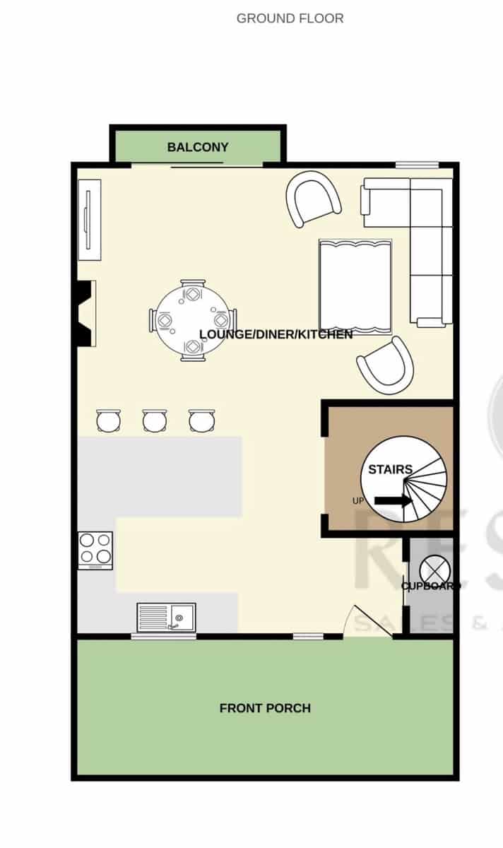 1 makuuhuone Huvila myytävänä paikassa La Manga Club - 189 000 € (Ref: 9154842)