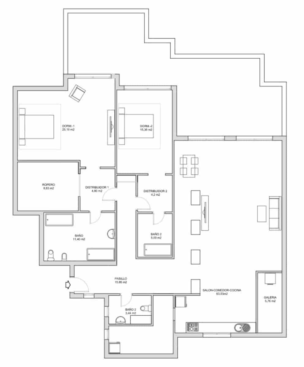 2 soveværelse Penthouse til salg i Orihuela Costa med swimmingpool - € 560.000 (Ref: 9154941)