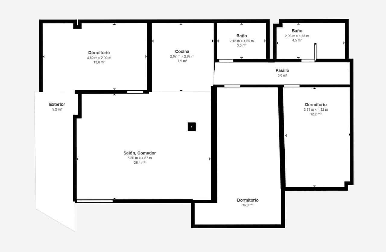 3 soveværelse Lejlighed til salg i Torrevieja - € 189.900 (Ref: 9202257)
