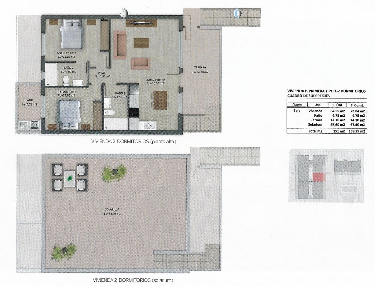 2 Zimmer Apartment zu verkaufen in Pilar de la Horadada - 295.000 € (Ref: 9305086)