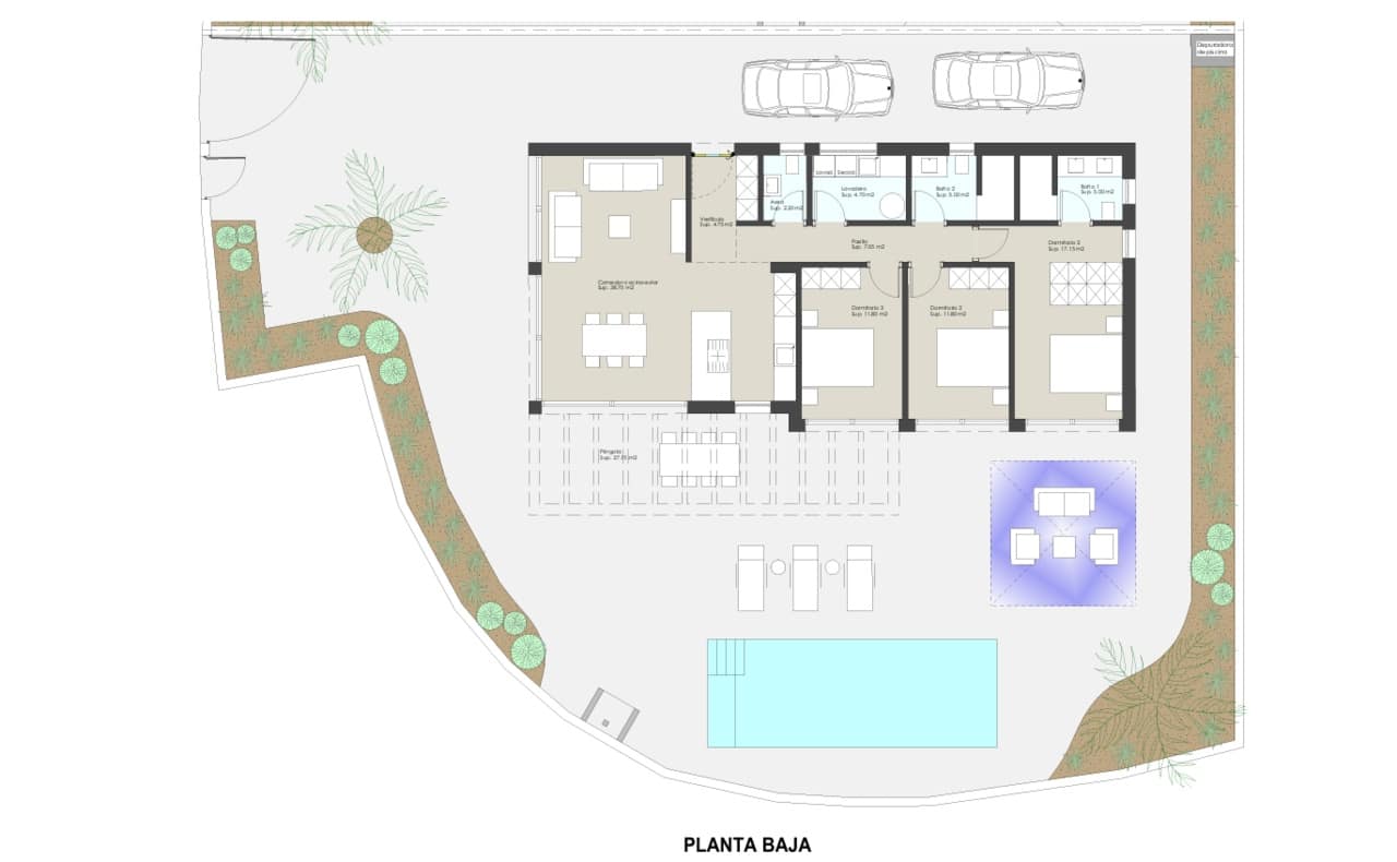 3 soverom Villa til salgs i Cabo de Palos med svømmebasseng garasje - € 1 390 000 (Ref: 9312475)