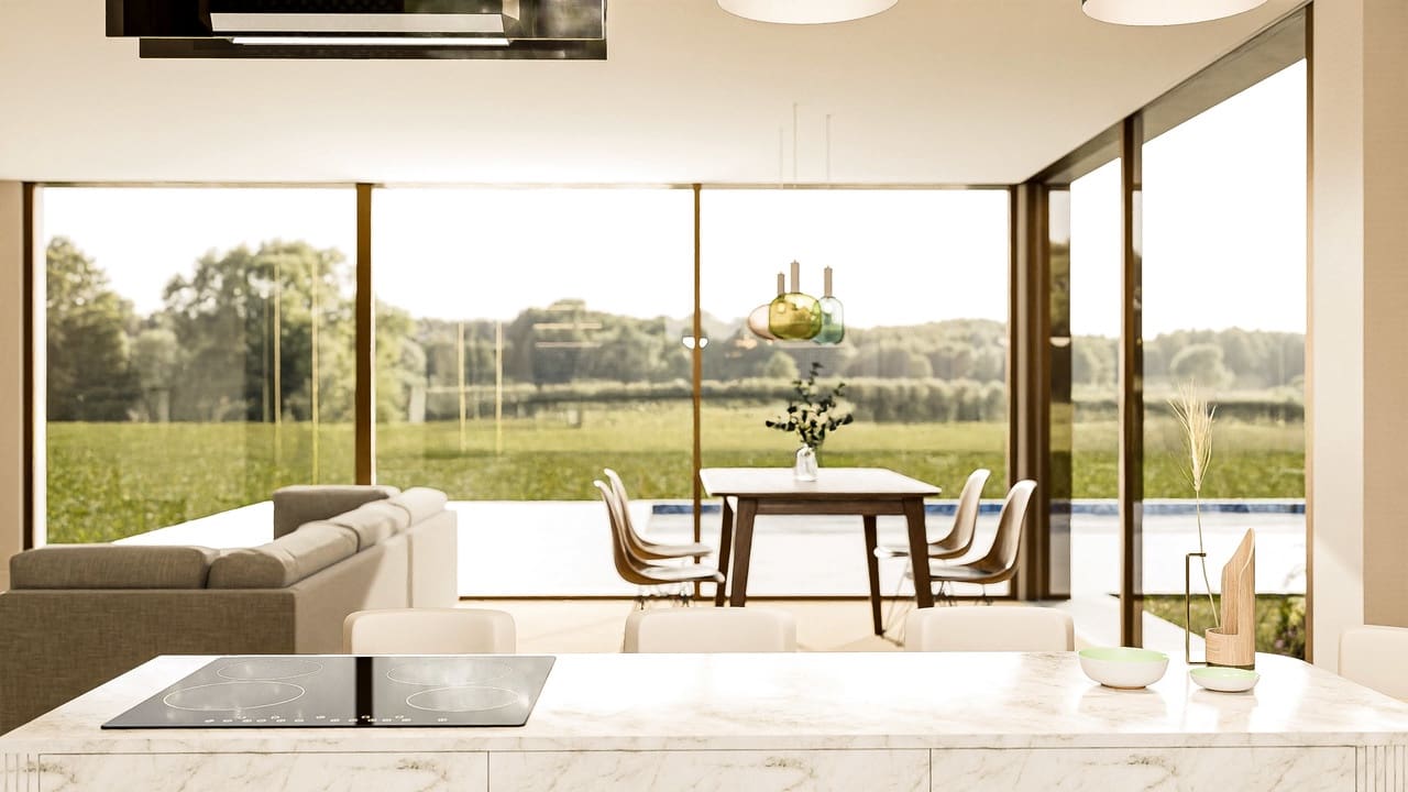 3 makuuhuone Huvila myytävänä paikassa Aspe mukana uima-altaan 
autotalli - 466 000 € (Ref: 9317504)