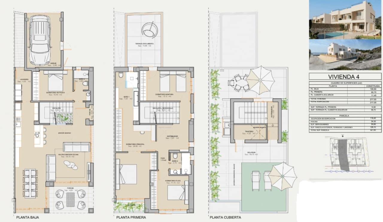 4 soverom Villa til salgs i El Pozo del Esparto med svømmebasseng garasje - € 1 070 000 (Ref: 9353143)