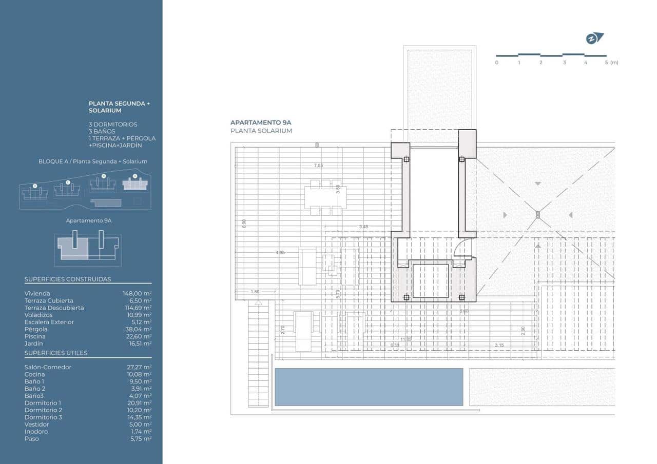 3 soveværelse Penthouse til salg i La Nucia med swimmingpool - € 1.141.000 (Ref: 9392177)