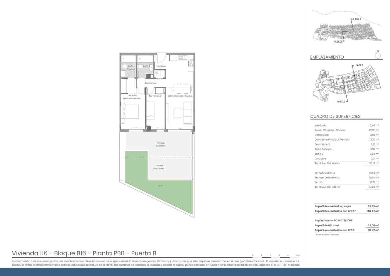 2 slaapkamer Appartement te koop in Mojacar met zwembad - € 344.000 (Ref: 9392206)