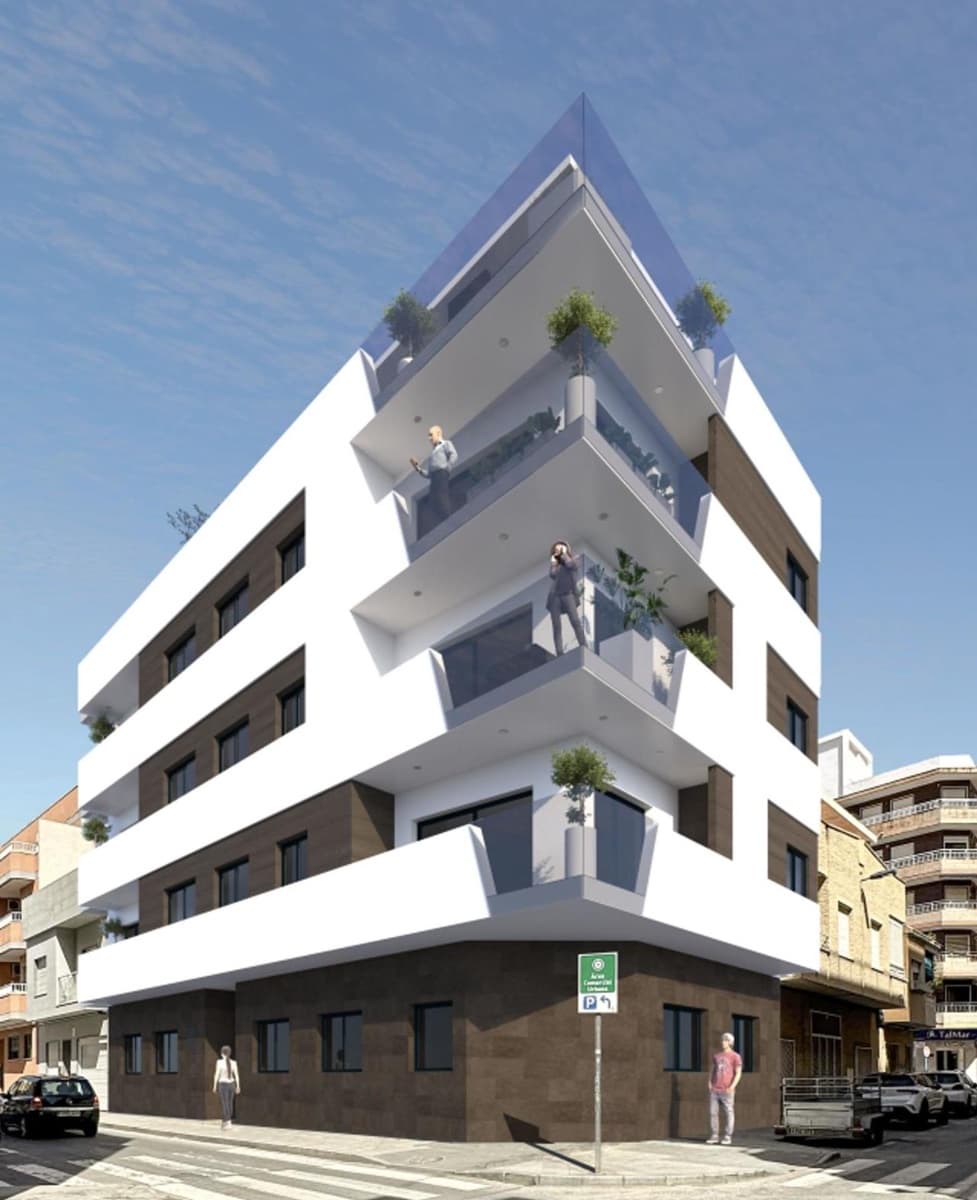 3 soverom Penthouse til salgs i Torrevieja med svømmebasseng - € 464 000 (Ref: 9392210)