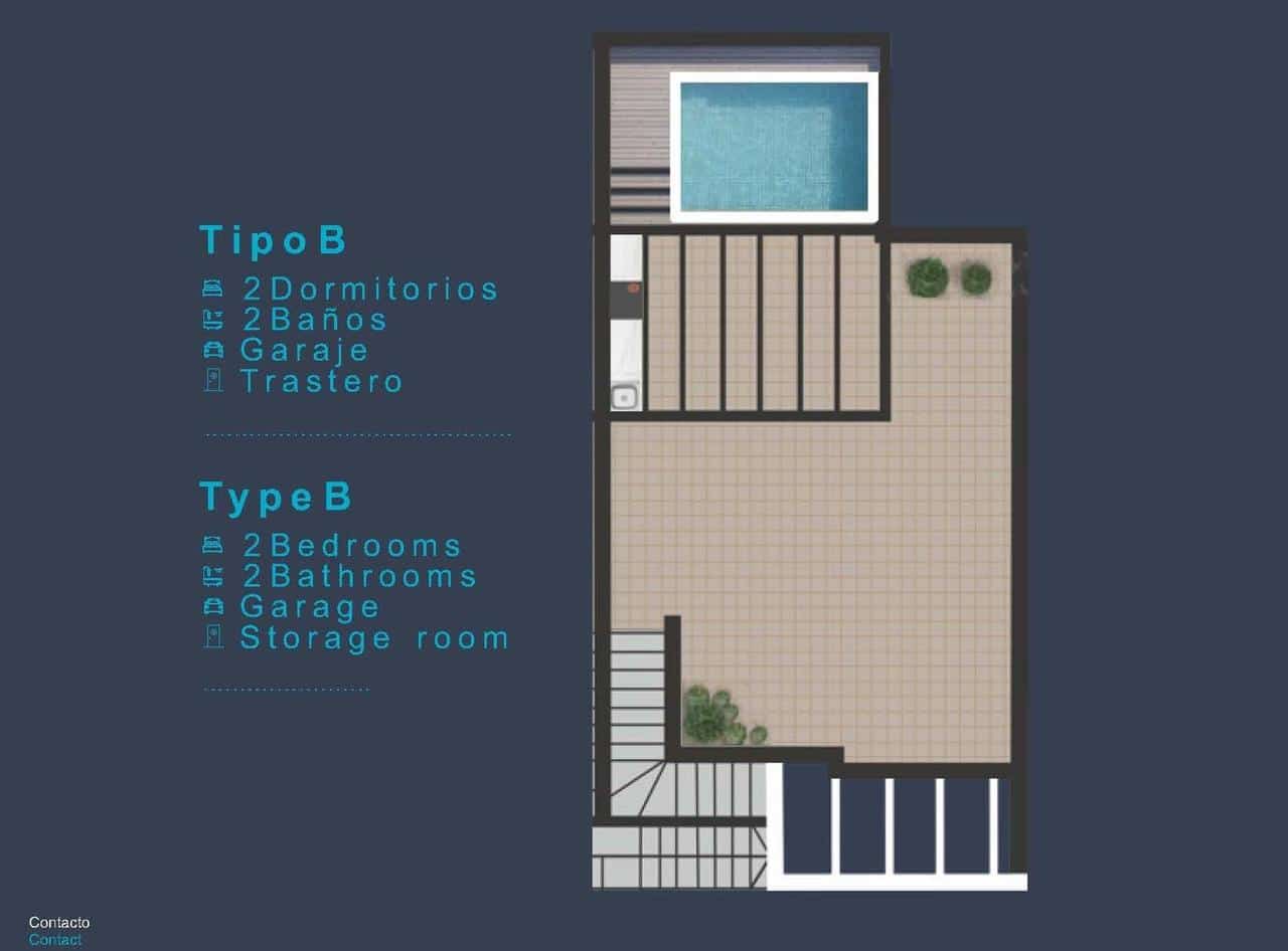 2 soverom Bungalow til salgs i San Pedro del Pinatar med svømmebasseng - € 288 000 (Ref: 9392241)