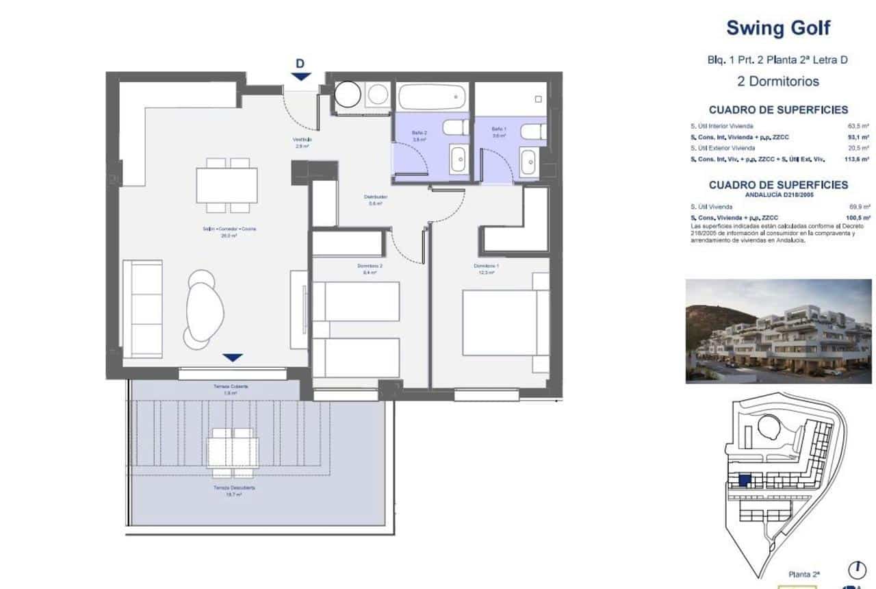 2 Zimmer Apartment zu verkaufen in Pulpi mit Pool Garage - 236.000 € (Ref: 9392243)