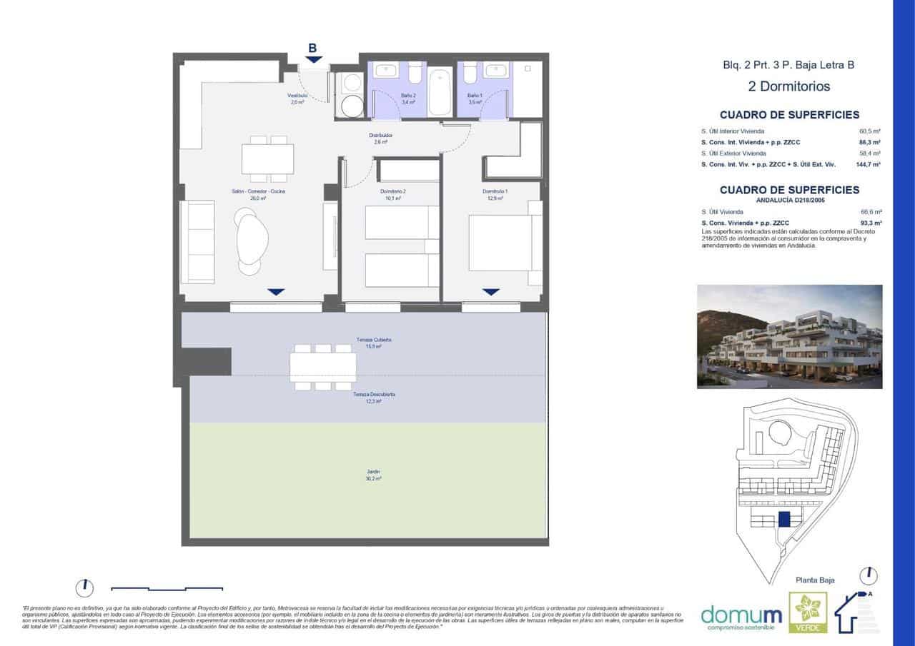 2 sypialnia Apartament na sprzedaż w Pulpi z basenem - 233 000 € (Ref: 9392246)