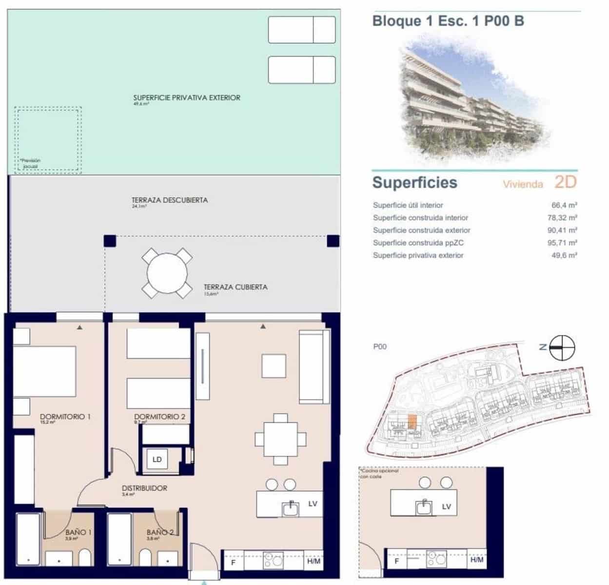 2 quarto Apartamento para venda em Denia com piscina - 360 000 € (Ref: 9392250)