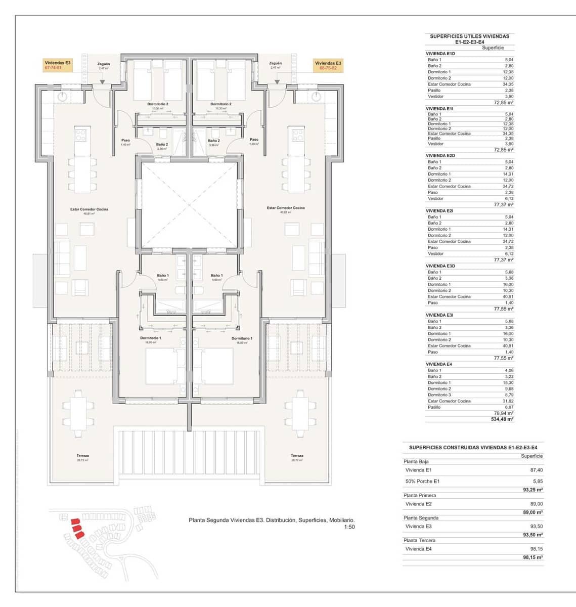 2 soverom Penthouse til salgs i Mojacar med svømmebasseng - € 385 000 (Ref: 9392274)