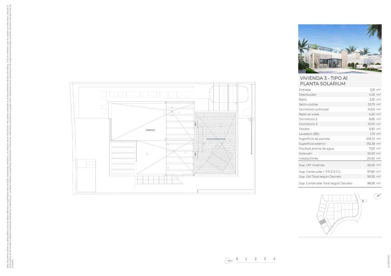 3 soverom Villa til salgs i Vera med svømmebasseng - € 341 000 (Ref: 9392305)