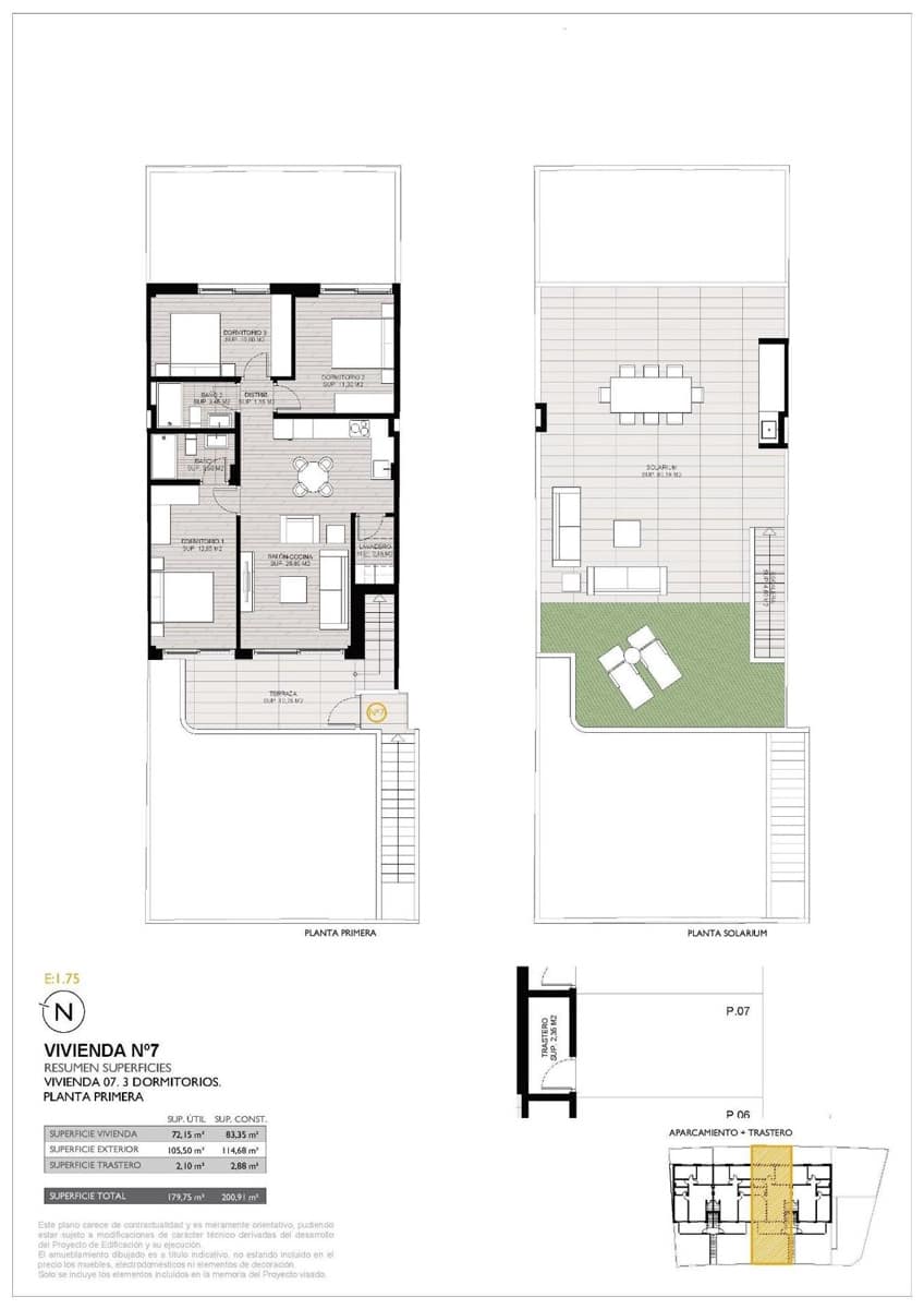 3 soverom Bungalow til salgs i San Pedro del Pinatar med svømmebasseng - € 369 900 (Ref: 9392313)