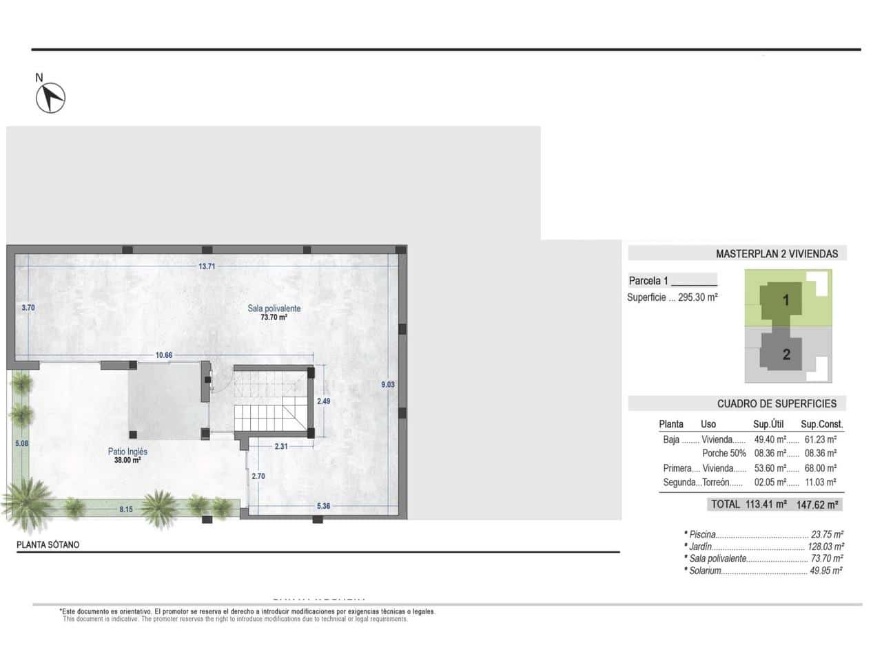 4 soverom Villa til salgs i Torre-Pacheco med svømmebasseng - € 785 000 (Ref: 9392346)