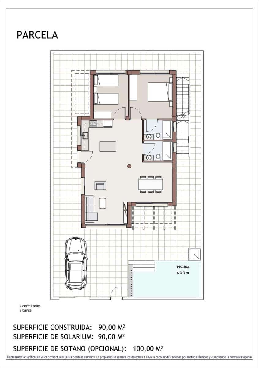 2 soverom Villa til salgs i Vera med svømmebasseng - € 539 000 (Ref: 9392404)