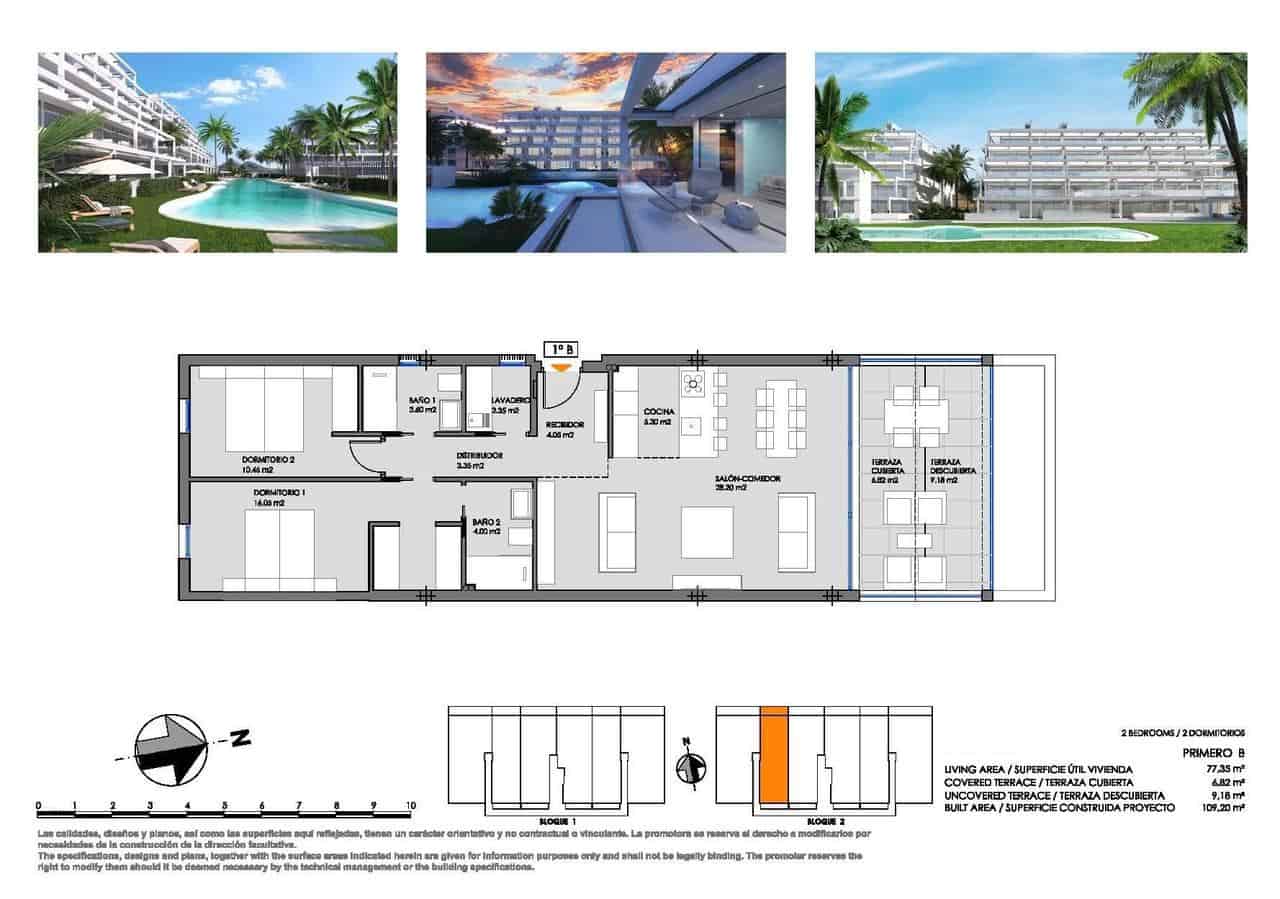 2 slaapkamer Appartement te koop in Mar de Cristal met zwembad - € 270.000 (Ref: 9392490)