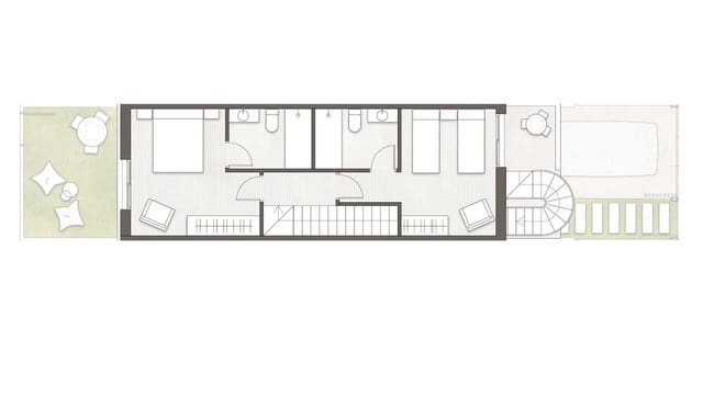 2 soverom Hus til salgs i Pilar de la Horadada ciudad, Pilar de la Horadada med svømmebasseng garasje - € 314 900 (Ref: 9392588)