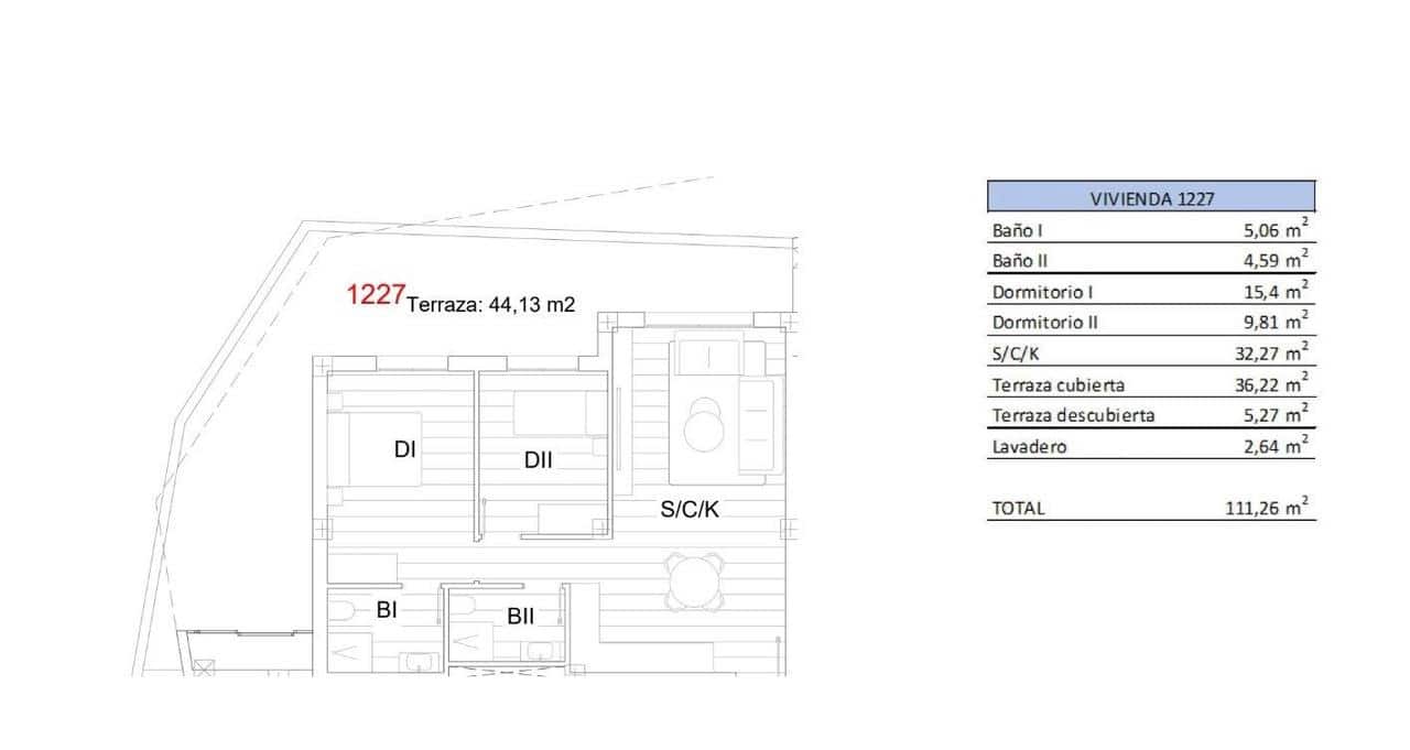 2 chambre Appartement à vendre à San Miguel de Salinas avec piscine - 229 900 € (Ref: 9392721)