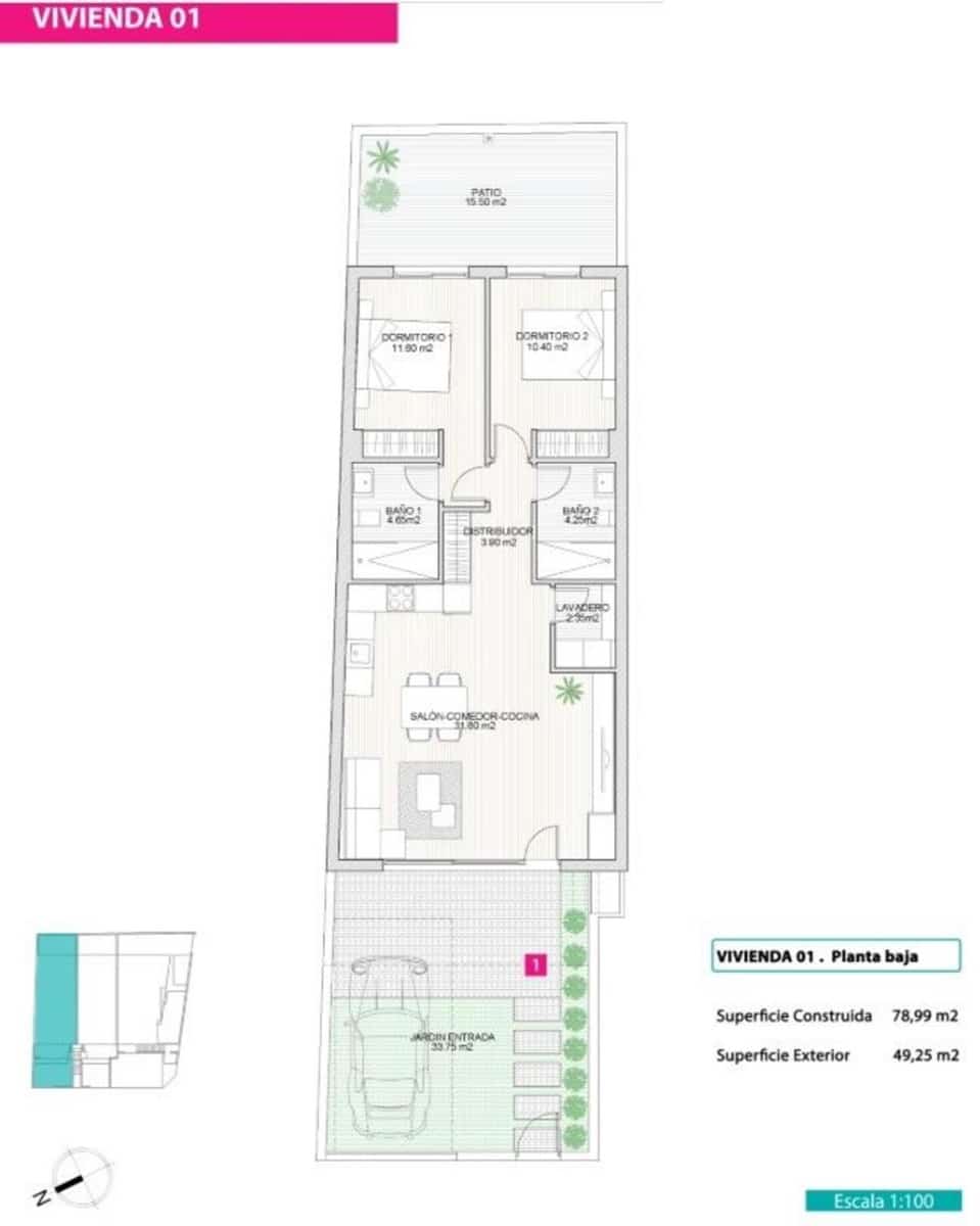 2 slaapkamer Bungalow te koop in Lo Pagan - € 258.900 (Ref: 9392790)