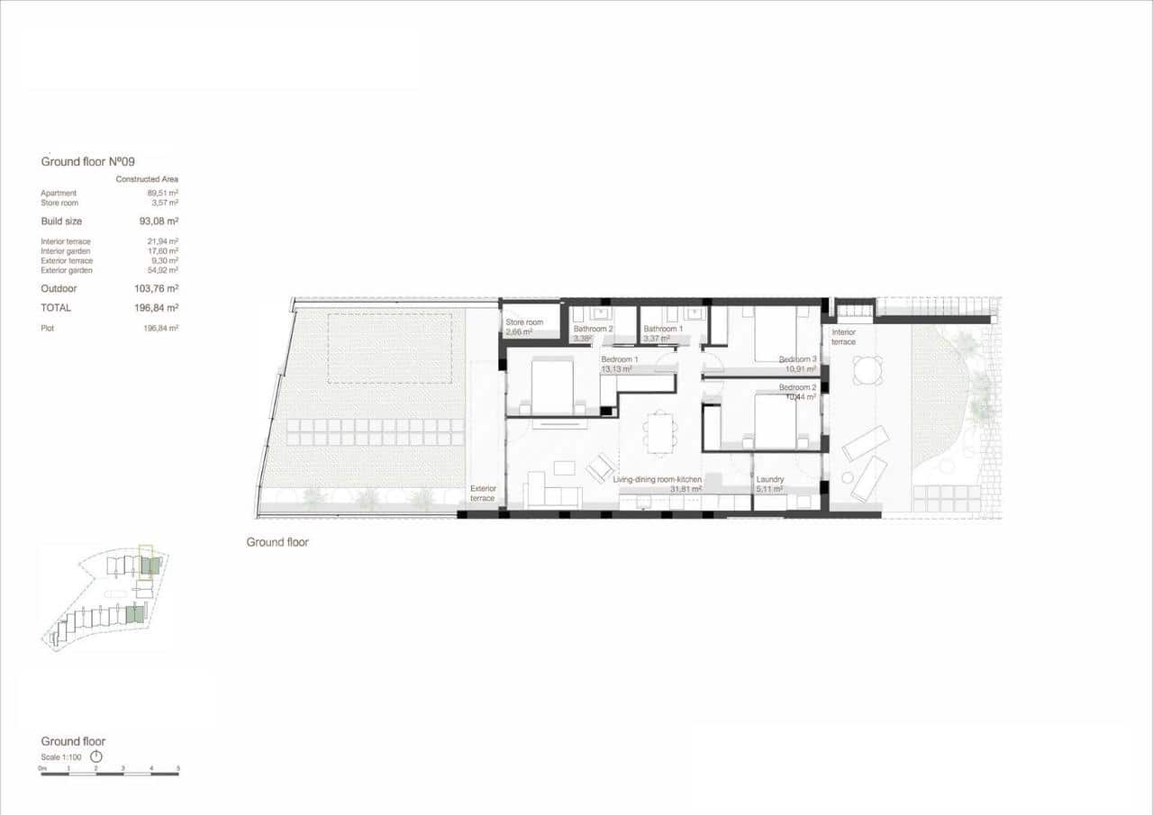 3 soverom Bungalow til salgs i Roda med svømmebasseng - € 309 000 (Ref: 9392818)