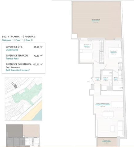 2 chambre Appartement à vendre à Centro Urbano, La Villajoyosa / Vila Joiosa - 420 000 € (Ref: 9392894)