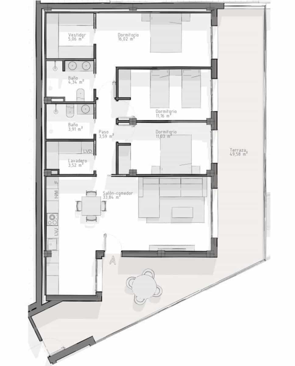 3 bedroom Apartment for sale in Aguilas with pool garage - € 353,500 (Ref: 9392943)