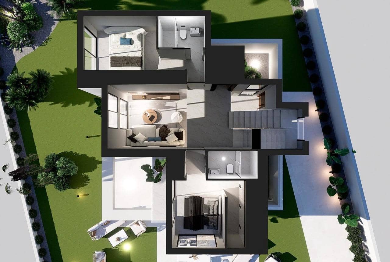 3 makuuhuone Huvila myytävänä paikassa Finestrat mukana uima-altaan 
autotalli - 789 900 € (Ref: 9392946)