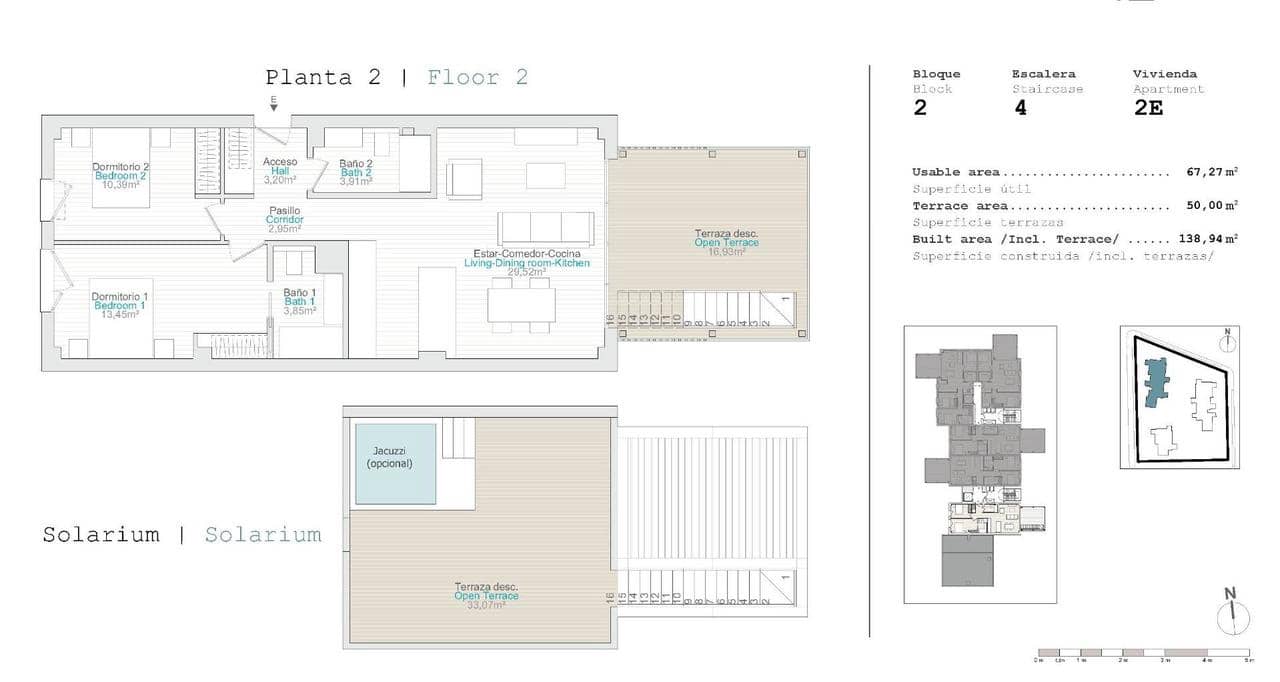 2 chambre Penthouse à vendre à El Vergel / Verger avec piscine - 370 000 € (Ref: 9392990)