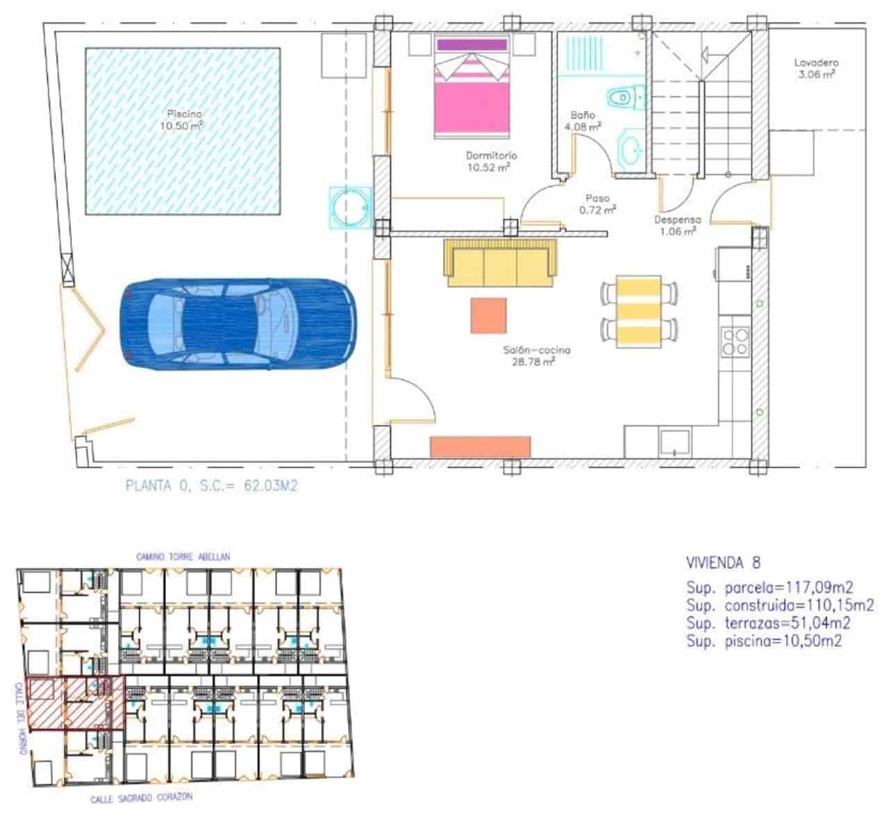 Casa de 3 habitaciones en Avileses en venta con piscina - 269.000 € (Ref: 9393123)
