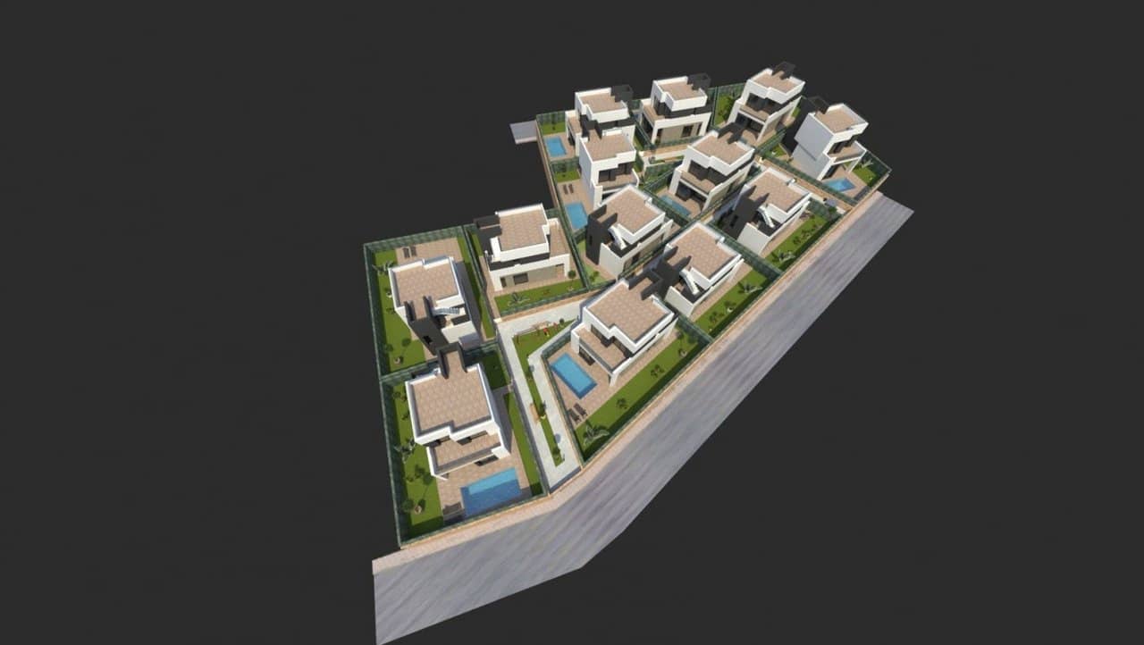 3 makuuhuone Huvila myytävänä paikassa La Nucia mukana uima-altaan - 600 000 € (Ref: 9393152)