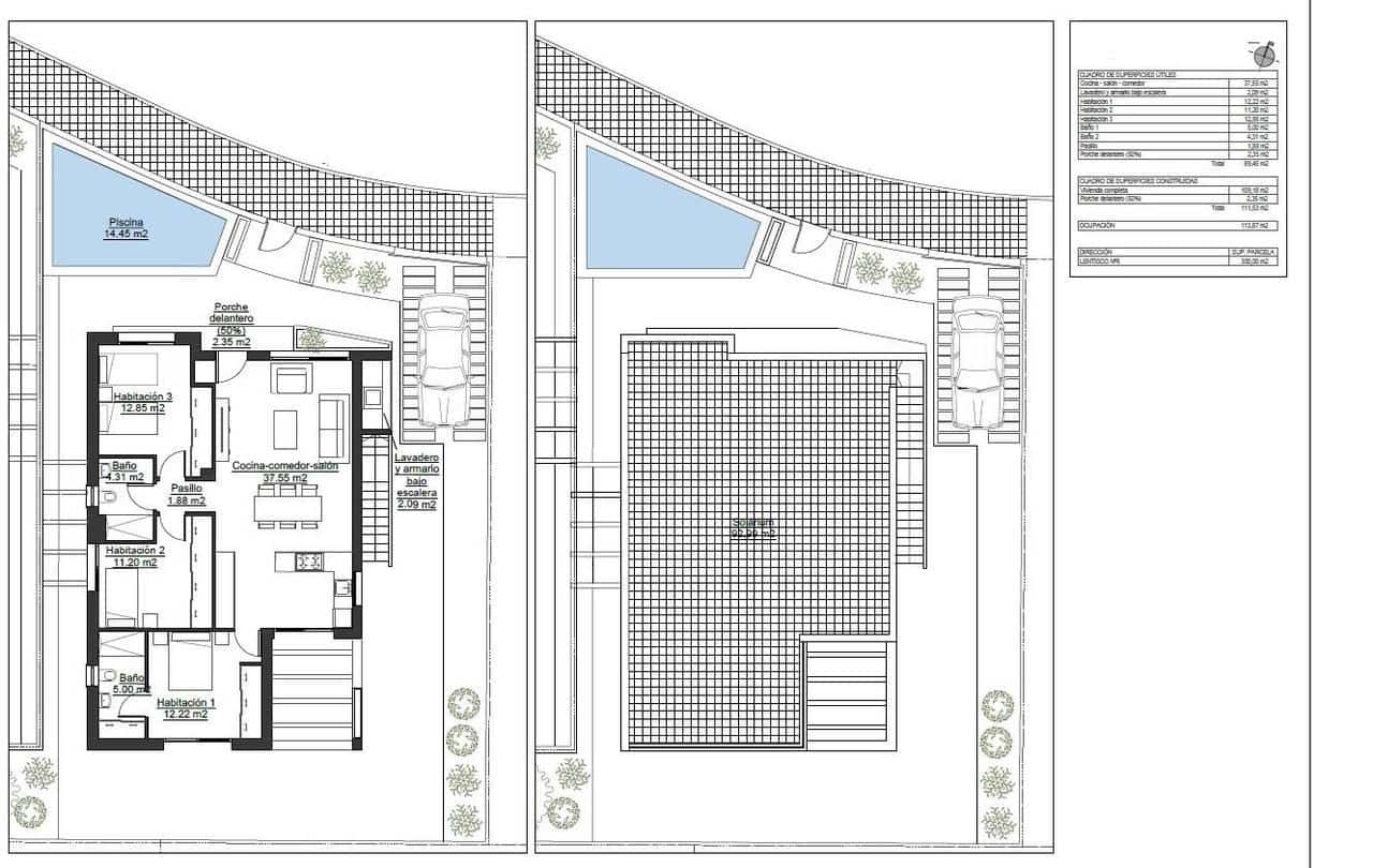 3 makuuhuone Huvila myytävänä paikassa Pilar de la Horadada mukana uima-altaan - 422 500 € (Ref: 9393153)