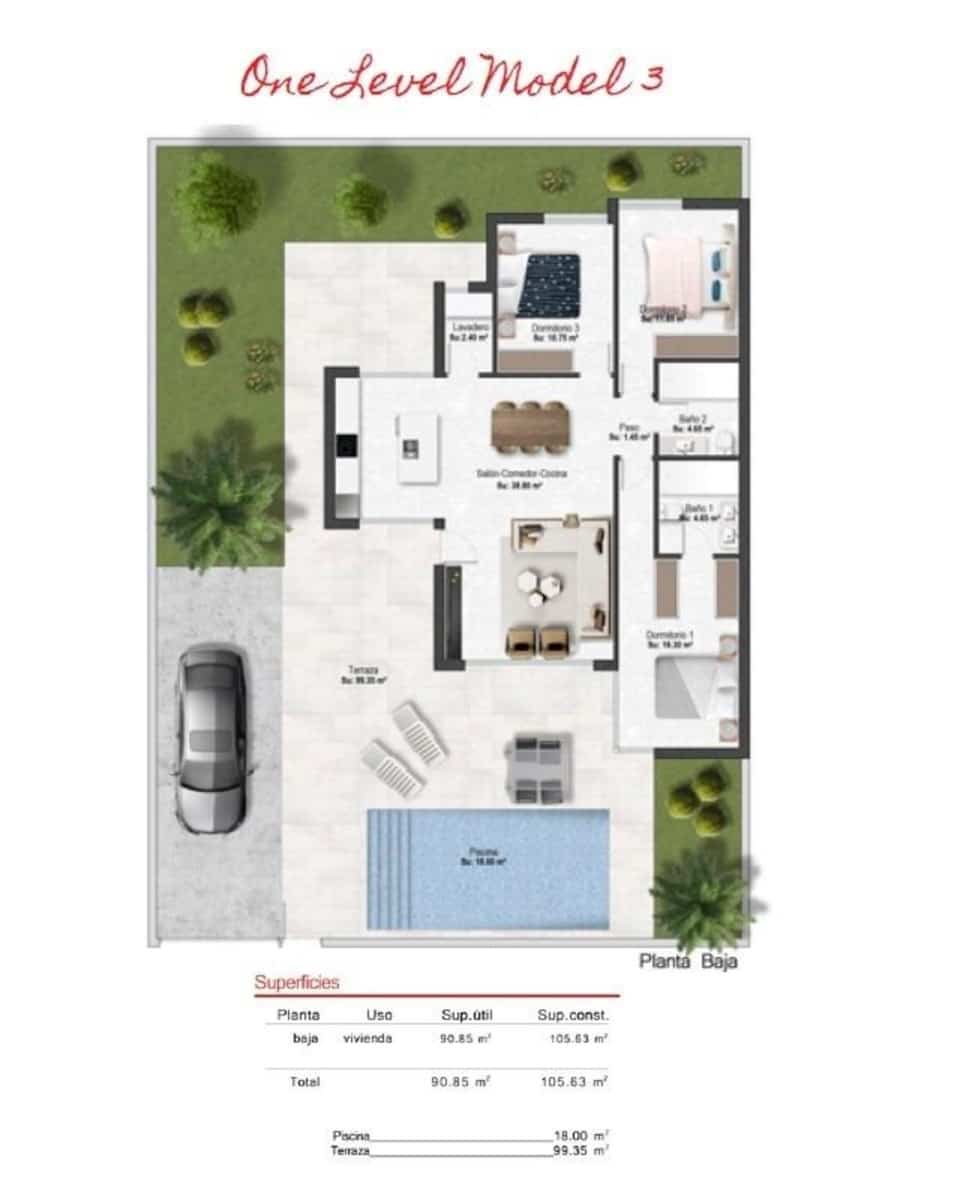 3 chambre Villa/Maison à vendre à Banos y Mendigo avec piscine - 413 400 € (Ref: 9393167)