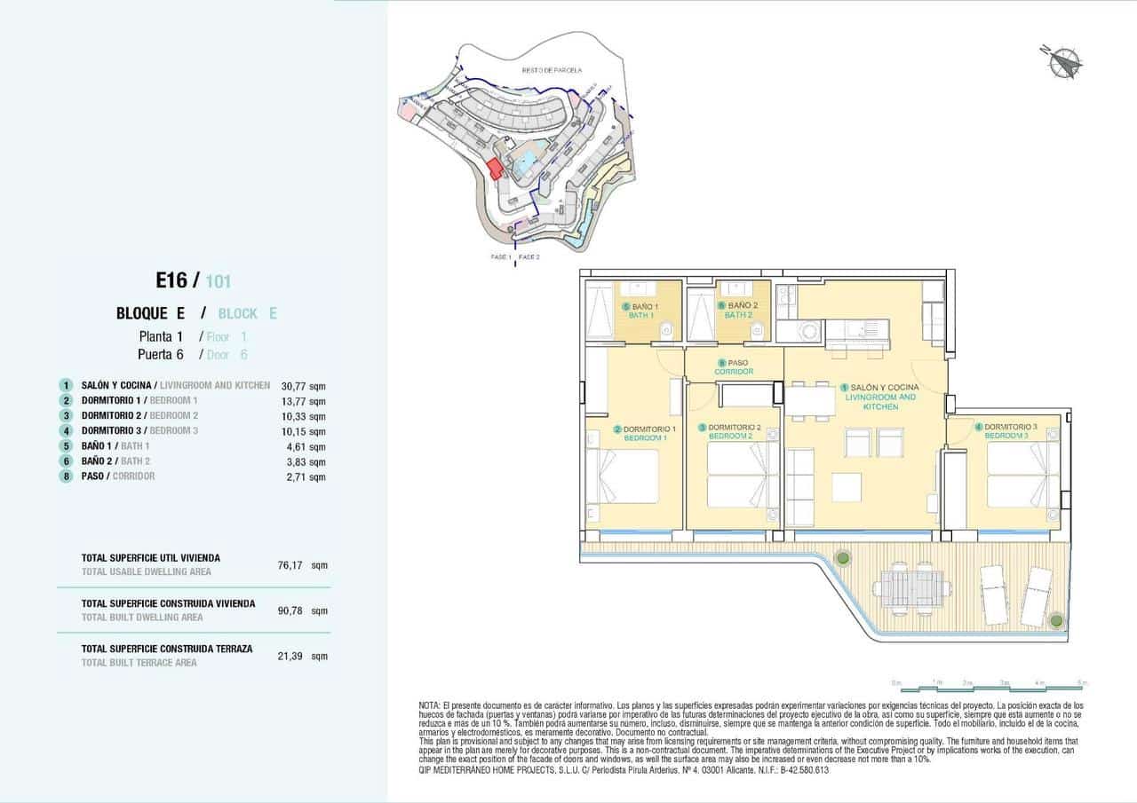 3 soverom Leilighet til salgs i Aguilas med svømmebasseng - € 431 000 (Ref: 9393194)