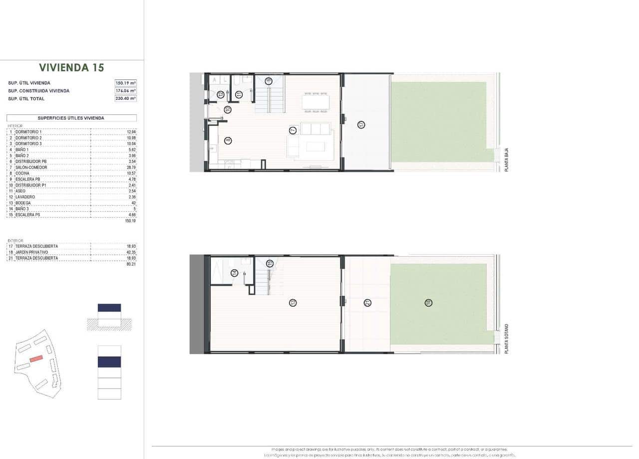 3 Zimmer Haus zu verkaufen in Finestrat mit Pool - 450.000 € (Ref: 9413601)