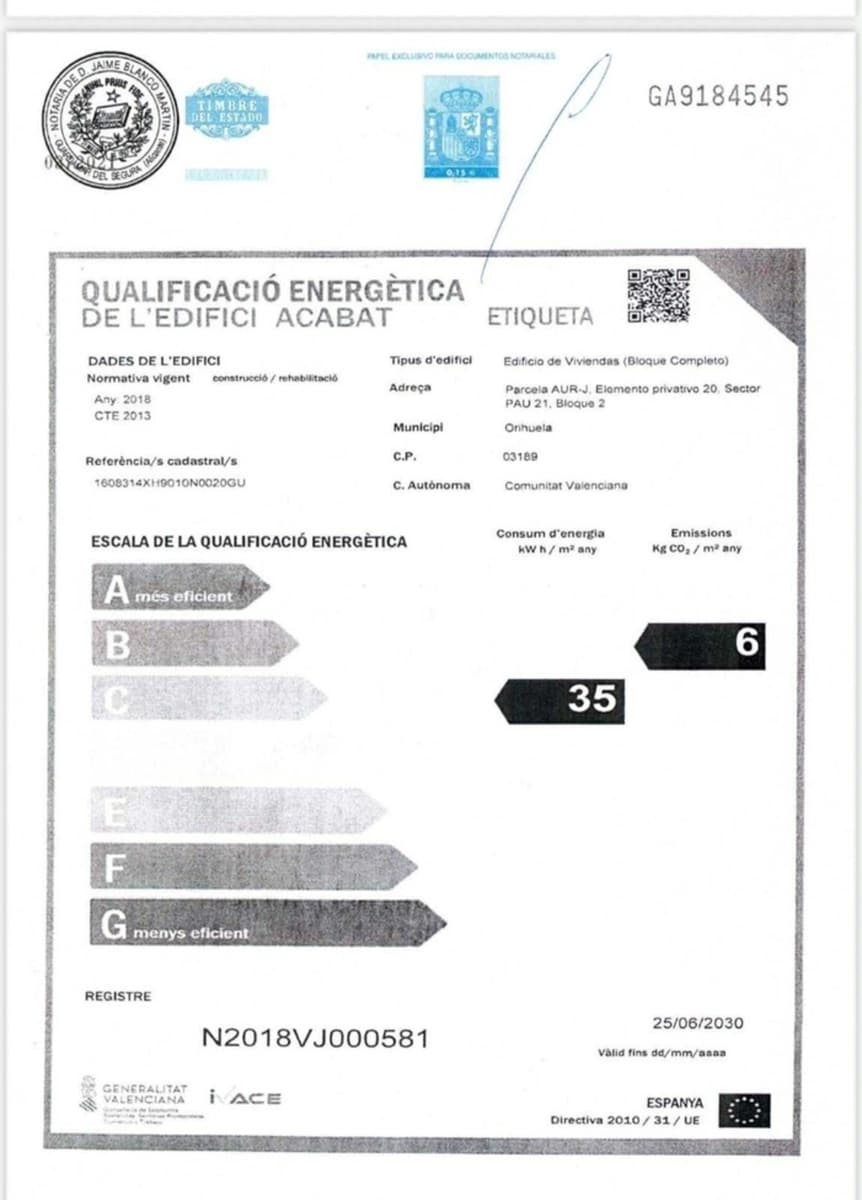 2 sovrum Takvåning till salu i Las Colinas Golf med pool - 369 000 € (Ref: 9436671)