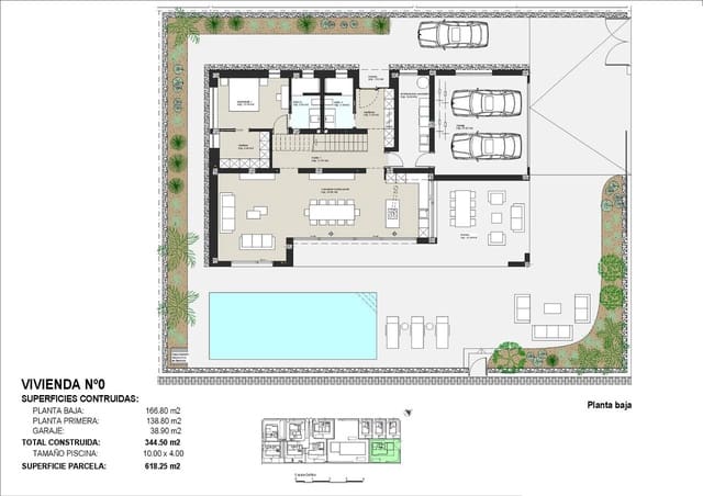 5 soverom Villa til salgs i Pilar de la Horadada ciudad, Pilar de la Horadada med svømmebasseng garasje - € 3 600 000 (Ref: 9480927)