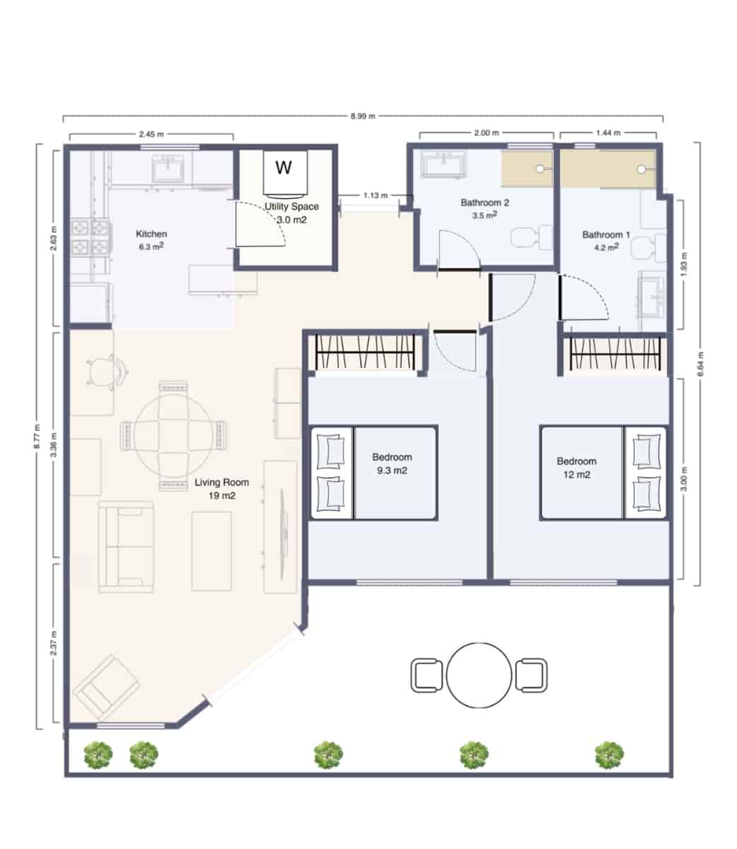2 camera da letto Appartamento in vendita in Torrevieja - 255.000 € (Rif: 9494272)