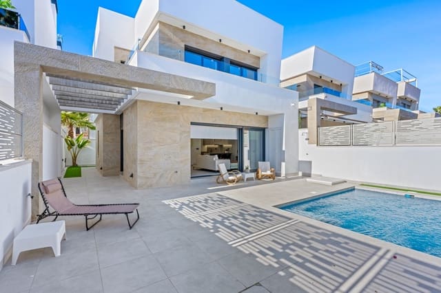 3 sypialnia Willa na sprzedaż w Dehesa de Campoamor, Orihuela z basenem garażem - 475 000 € (Ref: 9508374)